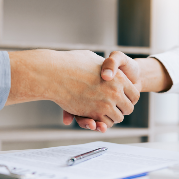 shaking hands
