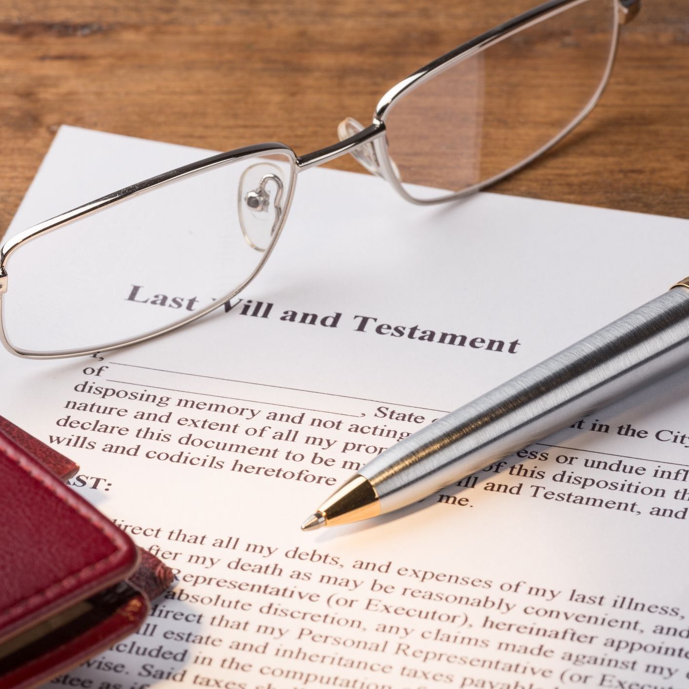 testament and last will document
